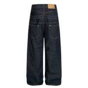Vintage Raw Denim Two-Tone Jeans