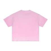 Monkey Wash Gradient Boxy Raw Hem Short Sleeve Tee