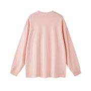 Vintage Washed Loose Fit Crew Neck Long Sleeve Tee