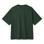 Cotton Breathable Split Hem Crew Neck Casual Short Sleeve Tee