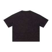 Heavyweight Cotton Vintage Washed Boxy Fit Short Sleeve Tee