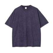 Vintage Oversized Wash Cotton Crew Neck T-Shirt