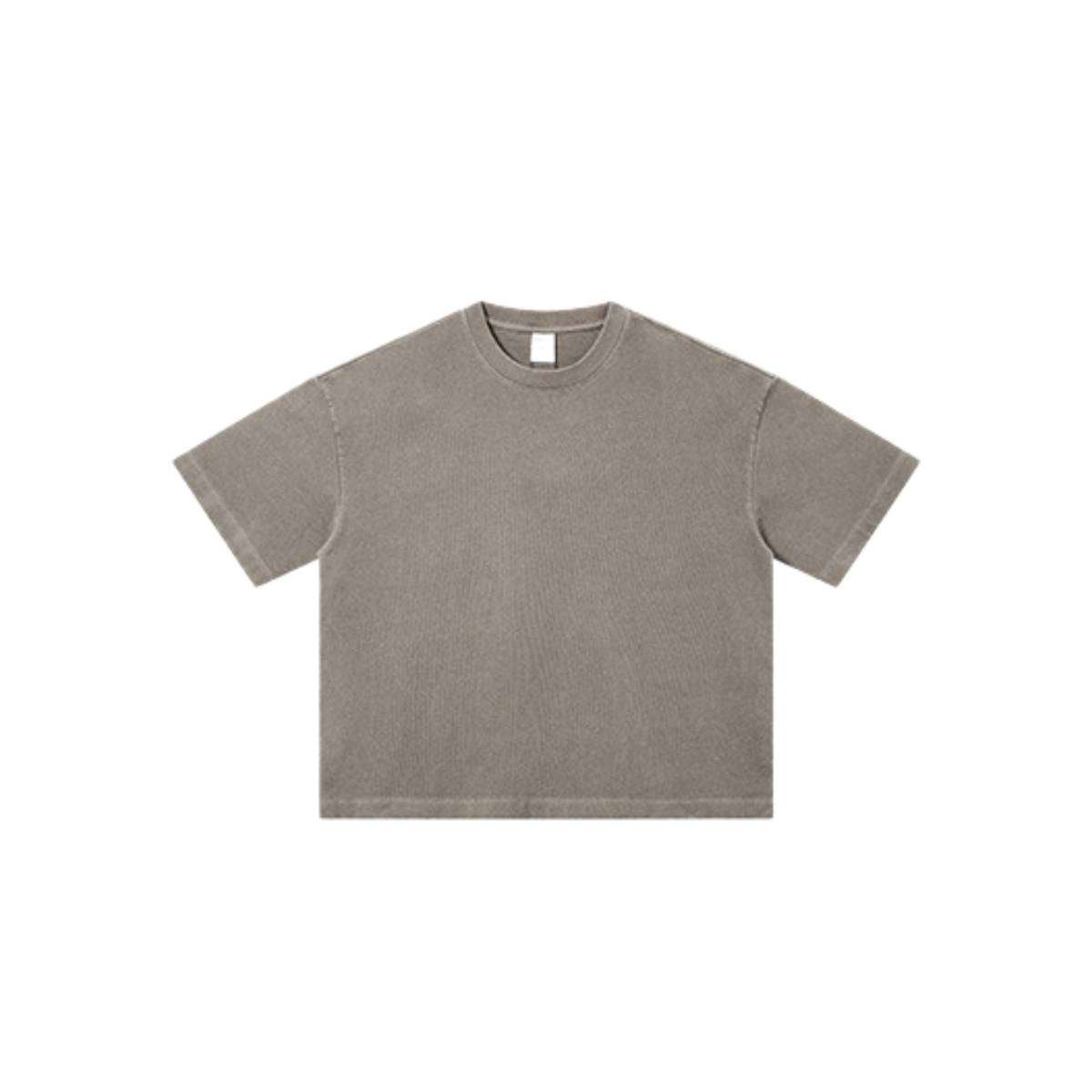 Heavyweight Cotton Vintage Washed Boxy Fit Short Sleeve Tee