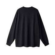 Vintage Washed Loose Fit Crew Neck Long Sleeve Tee