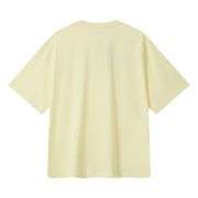 Cotton Breathable Split Hem Crew Neck Casual Short Sleeve Tee