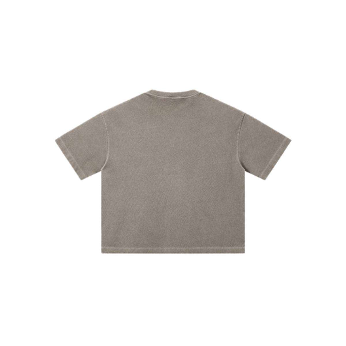 Heavyweight Cotton Vintage Washed Boxy Fit Short Sleeve Tee