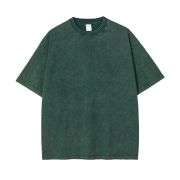 Vintage Snow Washed Oversized Cotton Crew Neck T-Shirt