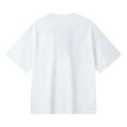 Cotton Breathable Split Hem Crew Neck Casual Short Sleeve Tee