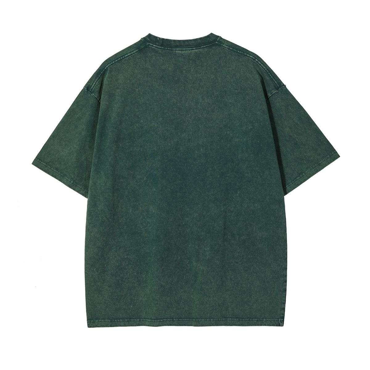 Vintage Snow Washed Oversized Cotton Crew Neck T-Shirt