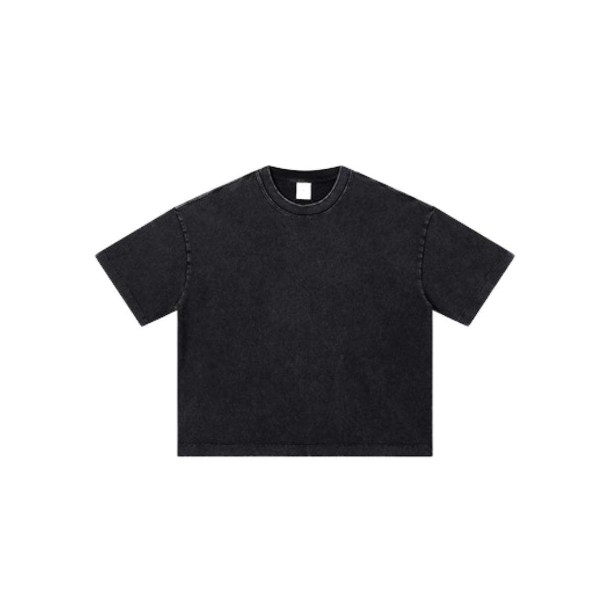 Heavyweight Cotton Vintage Washed Boxy Fit Short Sleeve Tee