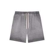 Vintage Gradient Wash Loose Fit Cotton Casual Shorts
