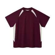 Breathable Color Block Sport Quick-Dry Raglan Sleeve Tee