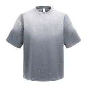 Men’s Vintage Washed Paint Splatter Spray Dye Cotton Tee