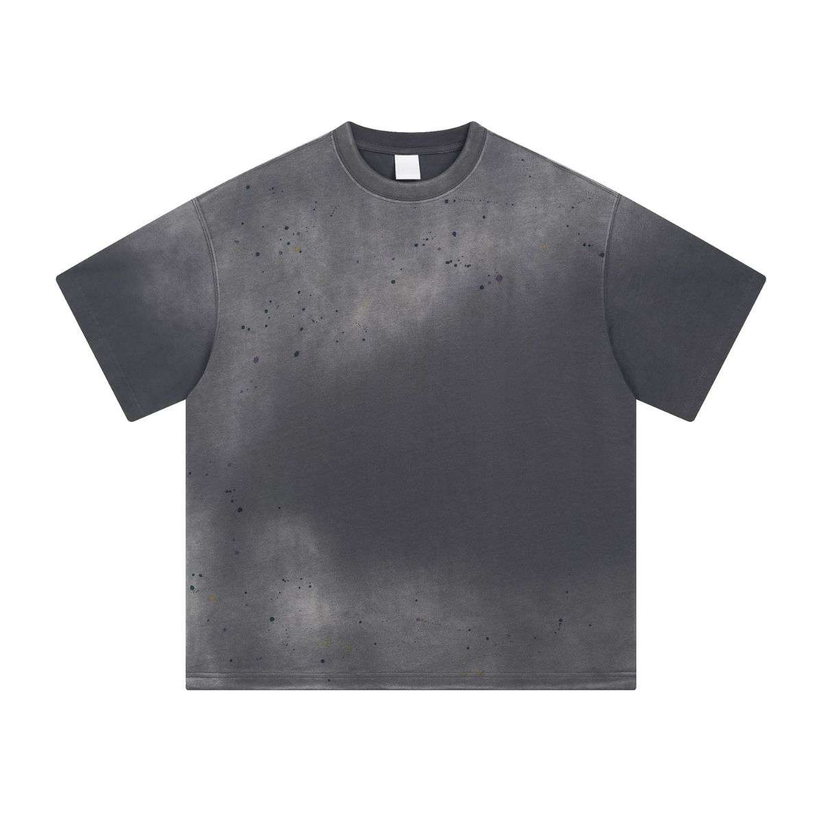 Vintage Washed Cotton Crew Neck Oversized T-Shirt