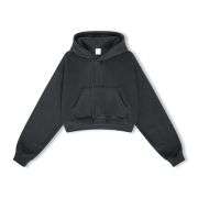 Women’s Cropped Fleece Pullover Hoodie