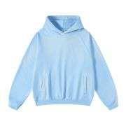 Vintage spray washed hoodie with oversized casual fit