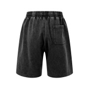 Vintage Snow Washed Cotton Loose Casual Shorts