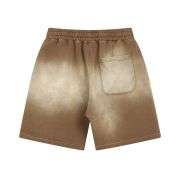Vintage Wash Gradient Cotton Loose Fit Casual Streetwear Shorts