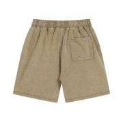 Vintage Washed Cotton Loose Fit Elastic Waist Casual Shorts