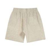 Heavyweight Wax-Washed Loose Elastic Waist Streetwear Shorts