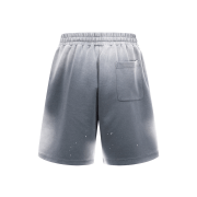 Soft Cotton Loose Fit Spray-Painted Gradient Casual Streetwear Shorts