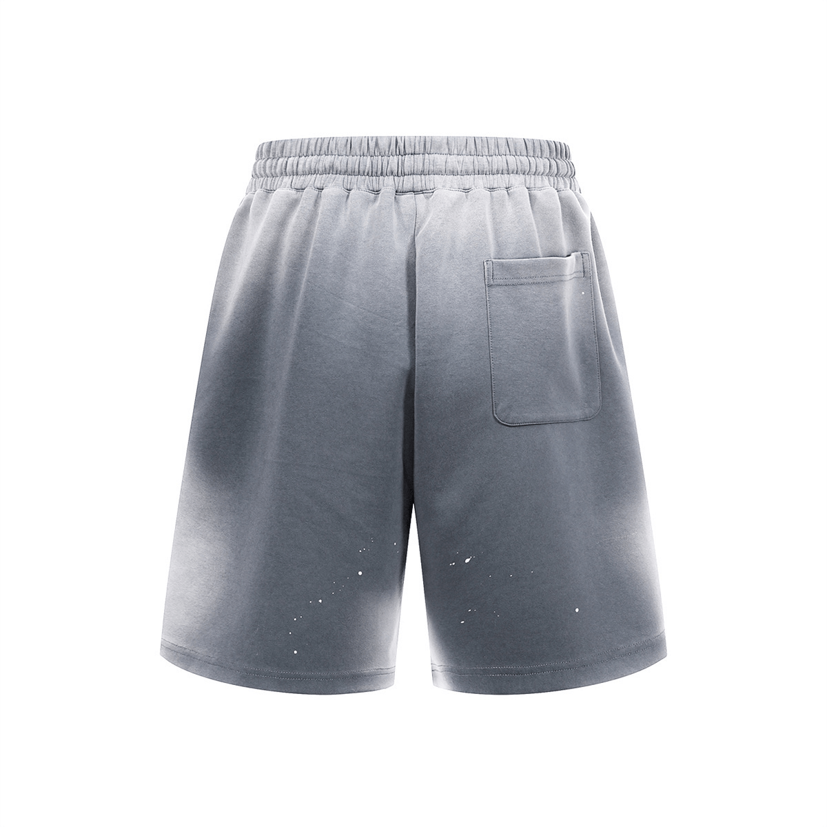 Soft Cotton Loose Fit Spray-Painted Gradient Casual Streetwear Shorts