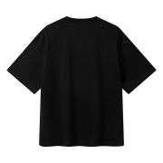 Cotton Breathable Split Hem Crew Neck Casual Short Sleeve Tee