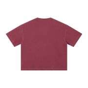 Heavyweight Cotton Vintage Washed Boxy Fit Short Sleeve Tee