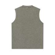 Men’s Vintage Washed Crew Neck Raglan Tank Top