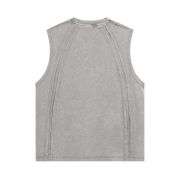 Vintage Washed Exposed Seam Raw Edge Tank Top