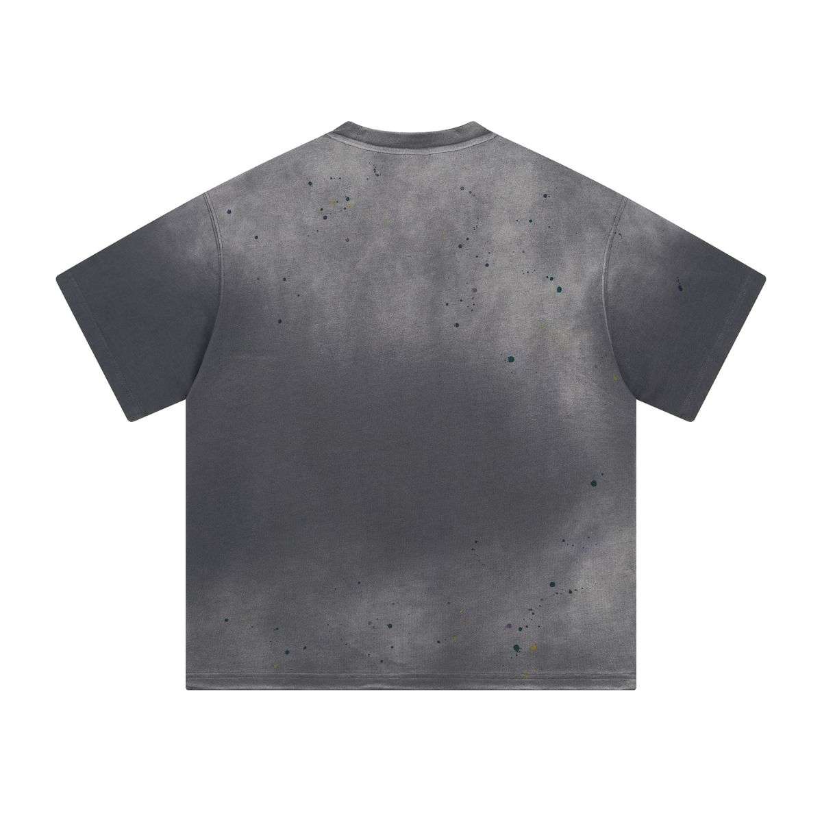 Vintage Washed Cotton Crew Neck Oversized T-Shirt