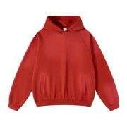 Vintage spray washed hoodie with oversized casual fit