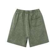 Men’s Washed Faded Cargo-Inspired Loose Casual Shorts