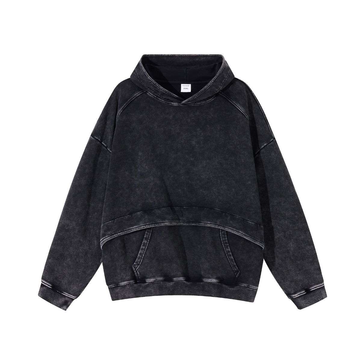 Charcoal vintage washed hoodie