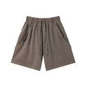Vintage Washed Raw Seam Loose Fit Heavyweight Casual Streetwear Shorts