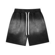 Vintage Wash Gradient Cotton Loose Fit Casual Streetwear Shorts