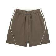 Quick-Dry Color Block Paneled Loose Fit Casual Shorts