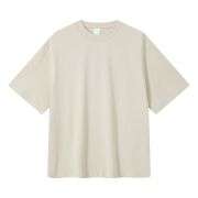 Cotton Breathable Split Hem Crew Neck Casual Short Sleeve Tee