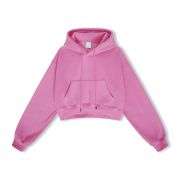 Women’s Cropped Fleece Pullover Hoodie