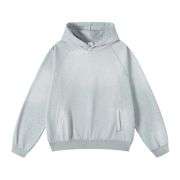 Vintage spray washed hoodie with oversized casual fit