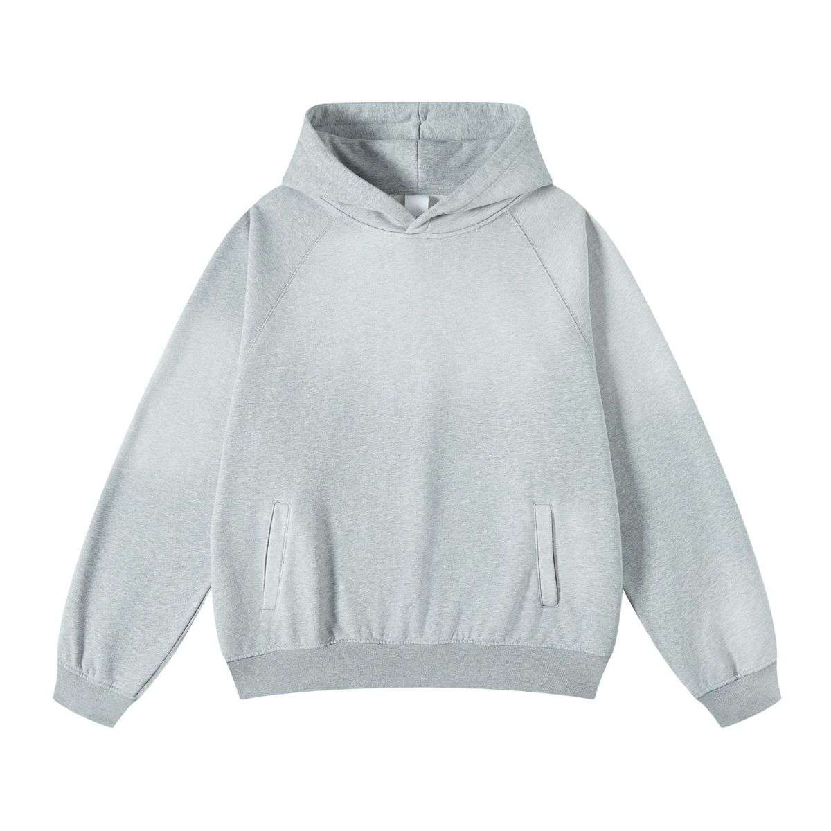 Vintage spray washed hoodie with oversized casual fit