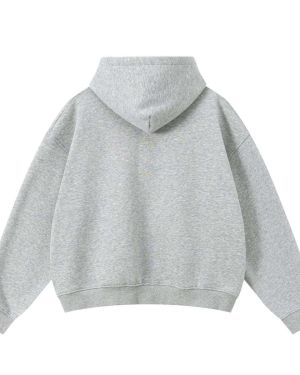 Custom Boxy Fit Double Zip Hoodie Manufacturer for Streetwear Brands