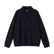 Washed black oversized sweatshirt