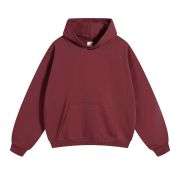 Wine red oversized hoodie