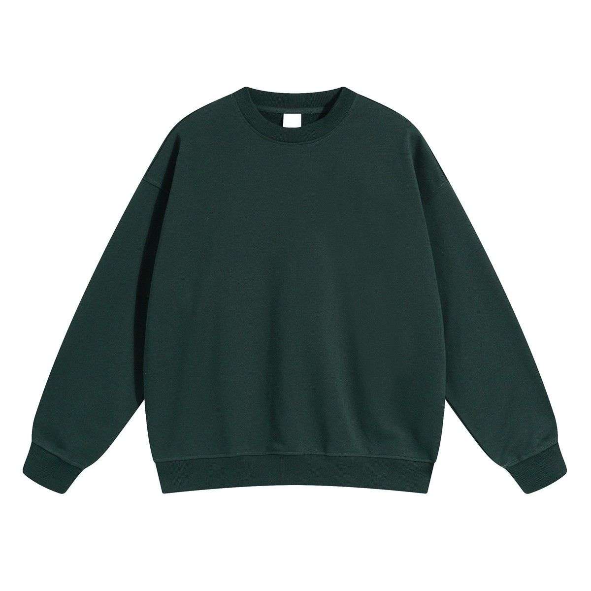 Olive green heavyweight crewneck sweatshirt