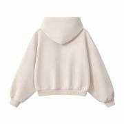 White oversized casual hoodie