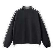 Black crewneck sweatshirt