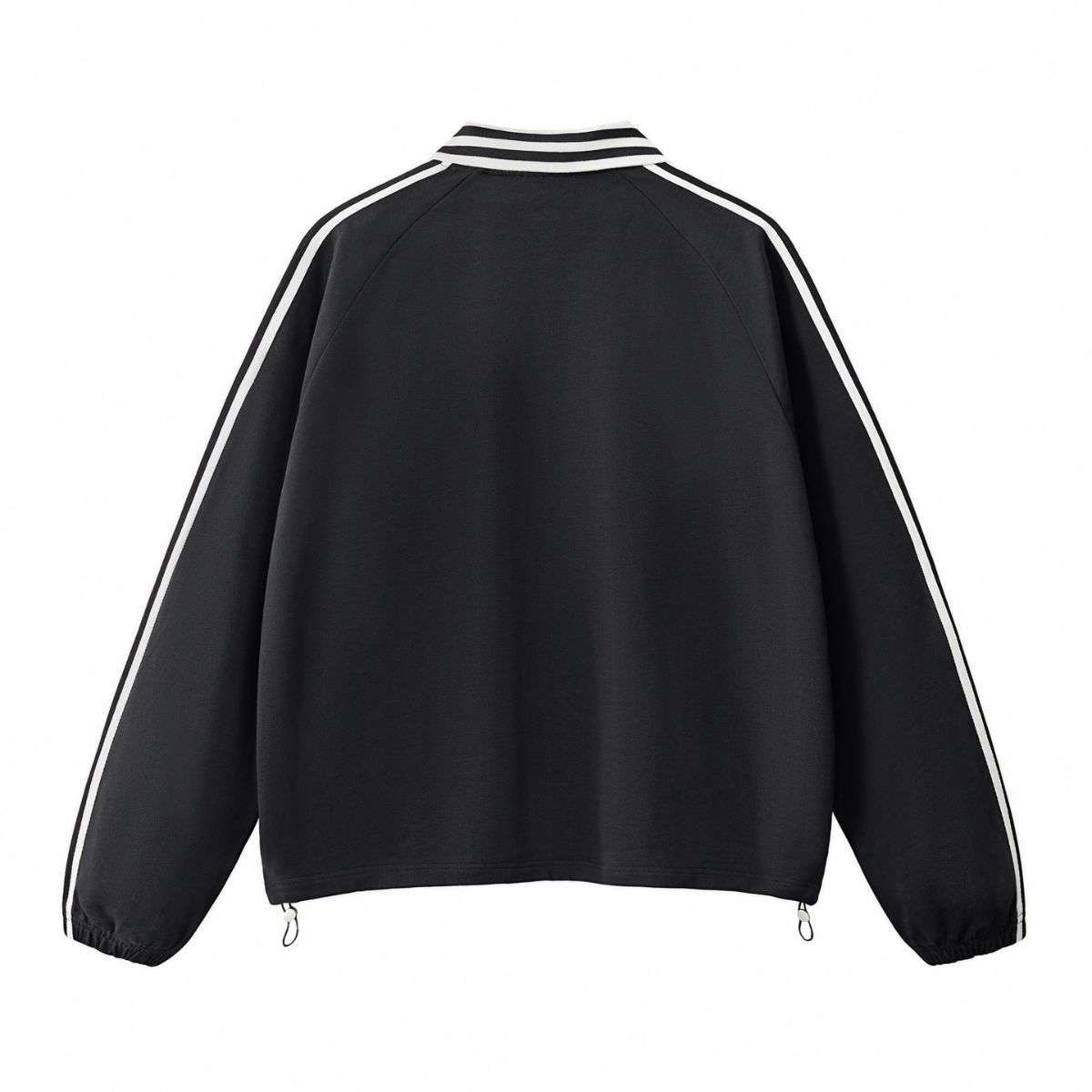 Black crewneck sweatshirt