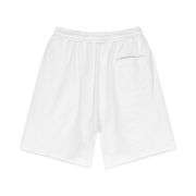 Vintage Washed Wax-Dyed Ripped Raw Edge Loose Streetwear Shorts