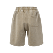 Vintage Snow Washed Cotton Loose Casual Shorts